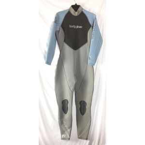 Body Glove Women’s Full Wetsuit Size 11/12 3/2 Pro2 Full Suit Blue Gray New Flaw